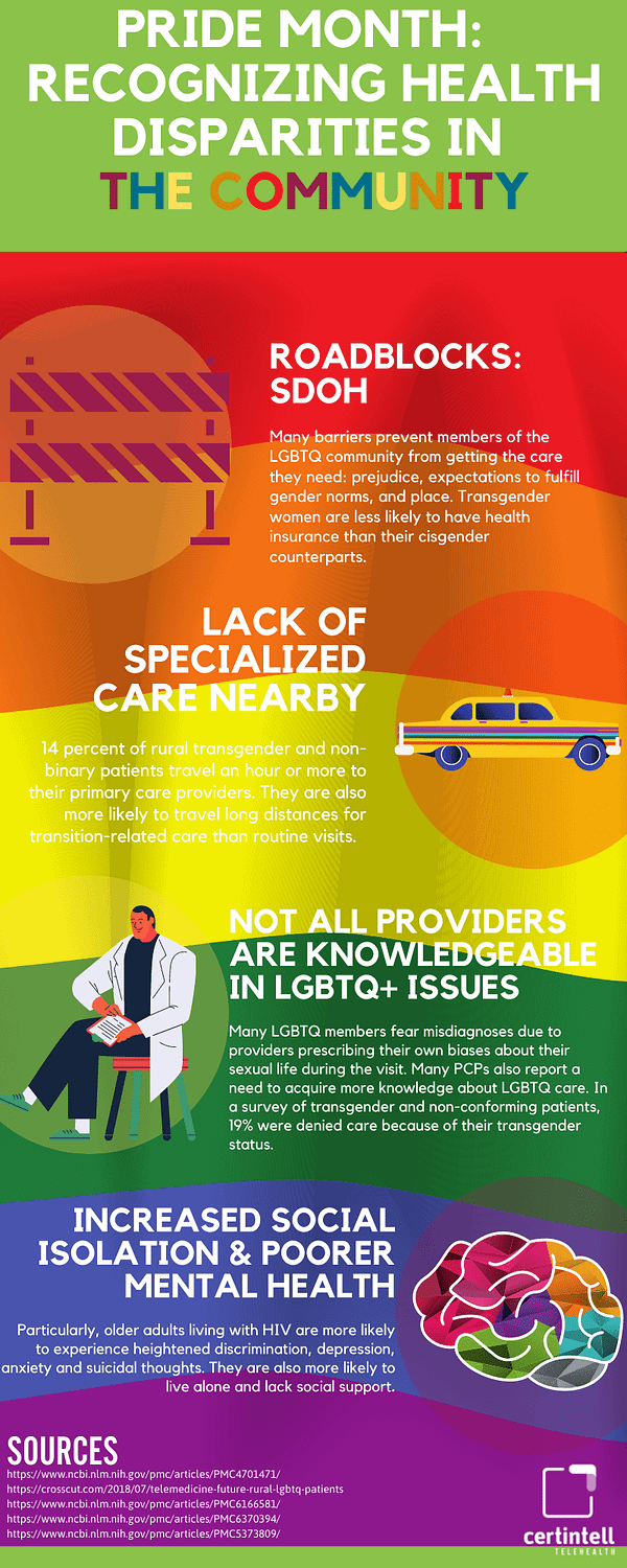 Health Disparities In The Lgbtq Community [infographic] Certintell